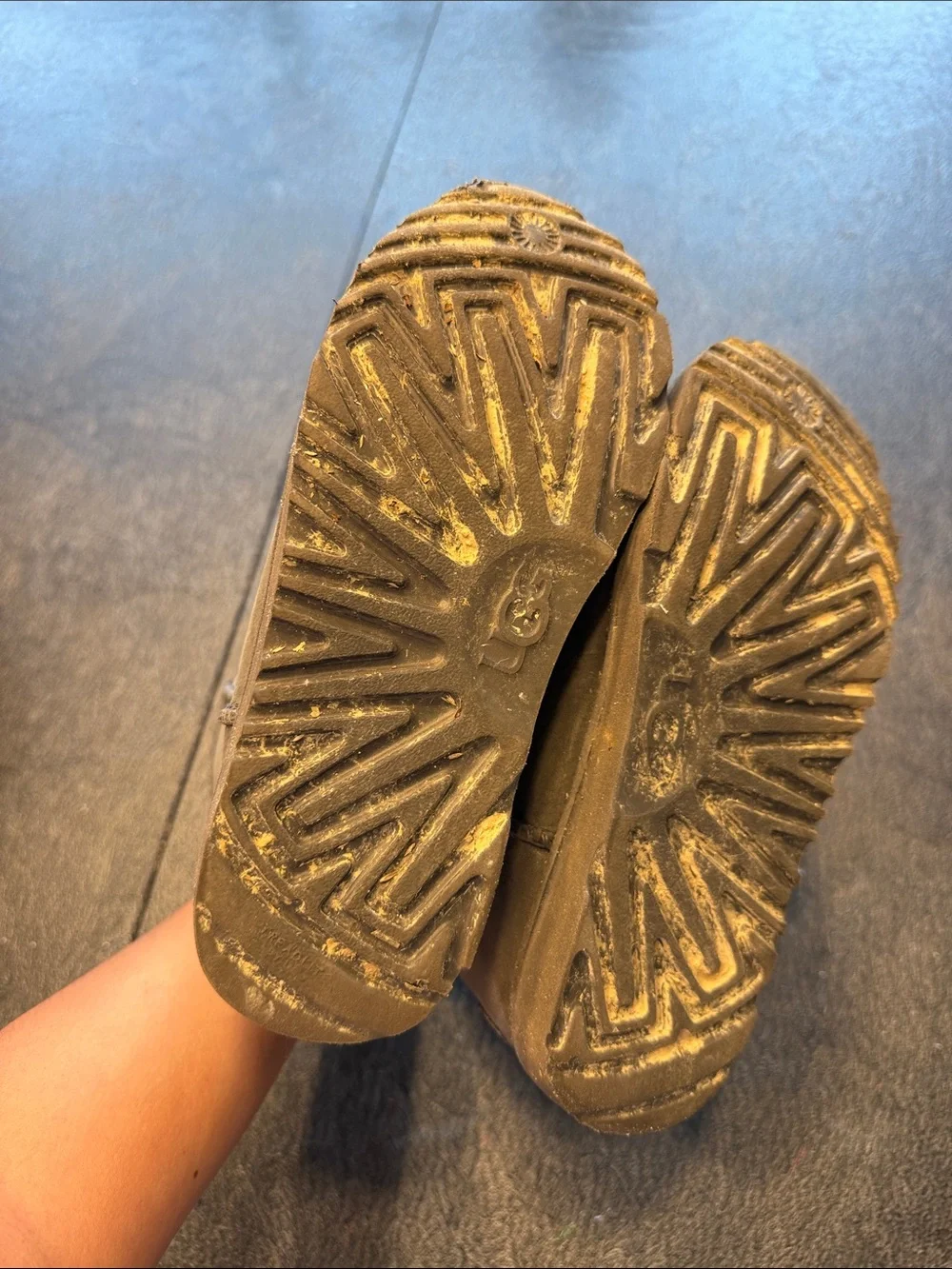 UGG Grey Short Boots size 2